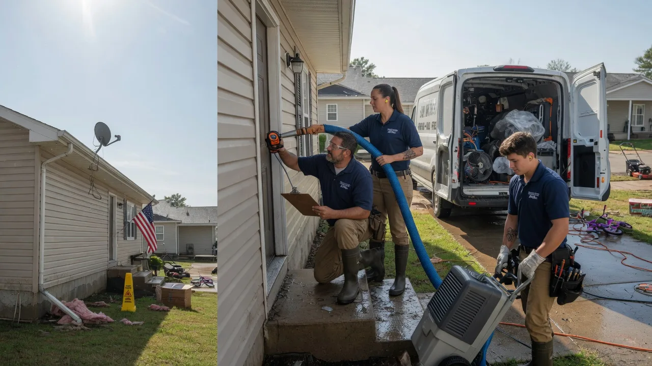 Ceiling Water Damage Restoration in Liberty, NE near me